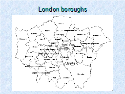 London boroughs