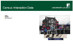 Census Interaction Data