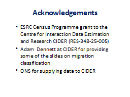 Acknowledgements
